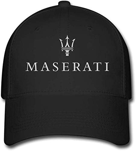 Cap clothes Woman Men Cotton Maserati Fan Logo Adjustable Hats Baseball caps Black