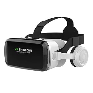 VR Headset with Wireless Headphones, Peiloh Virtual Reality Headset for VR Videos Games, VR Glasses 3D Goggles Headset…