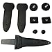 Aqua Lung Squeeze Lock Ti Dive Knife-Charcoal-Pointed Tip
