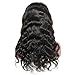Dolago 360 Lace Frontal Wig Body Wave for Black Women, Glueless 180% Density 360 Lace Front Wig Brazilian Virgin 100% Human Hair Wigs Pre Plucked with Baby Hair Natural Color(Body Wave, 14inch)