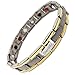 Titanium Magnetic Bracelet Therapy with 4 Element for Men/Women Arthritis Pain Relief Carpal Tunnel Insomnia+Hematite Pendant Necklace(Powerful Set)