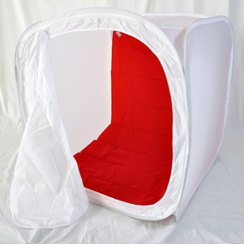CowboyStudio 48-Inch Photo Studio Soft Box Lighting Tent - 4 Chroma Key Backdrops