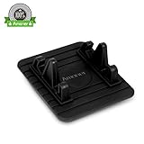 Amoner Car Mount Holder, Anti-Slip Car Silicone Pad Dash Mat Cell Phone Holder Cradle Dock for iPhone 8/7/7plus, Samsung Galaxy, GPS and More (Black)