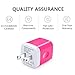 USB Plug Adapter, AILKIN Universal Travel Charger 3-Pack 2.1A/5V Dual USB Wall Charger Power Station Cube Replacement for iPhone X 8/7/6/6S Plus 5S, iPad, Samsung Galaxy S8/S7/S6 Edge, HTC, LG, Moto