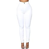 DLAYBGFA Ripped Skinny Jeans for Women High Waisted Stretch Slim Fit Distressed Denim Jeans Pants