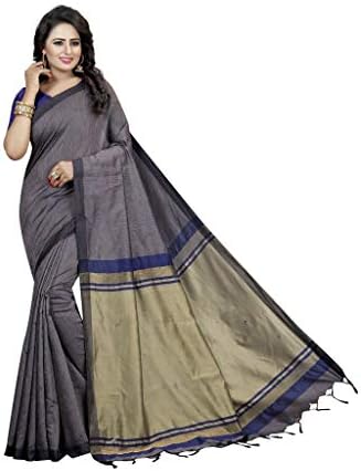 Shonaya Indian Women`S Party Wear Cotton Silk Saree Sari (Blue)