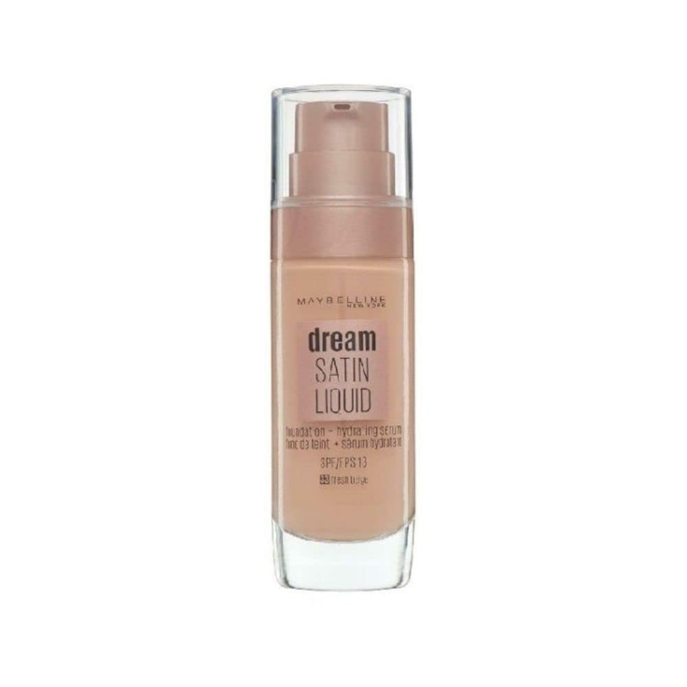 3x Maybelline New York Dream Satin Liquid Foundation 30ml - 33 Fresh Beige