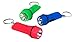 SNInc. Mini Flashlight Keychain in Pink, Green, and Blue - Pack of 12 Party Favor Plastic Flashlights