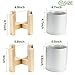 Indoor Plant Stand with Pots, ZOUTOG Mid Century Planter Stands, Beech Plant Stand for Indoor & Outdoor Use, Pots are Included, Pack of 2thumb 2