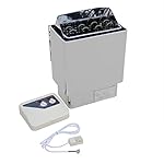 ECO LLC 6kW 110V Sauna Heater Stainless Steel SS304 Wet & Dry Sauna Suit Heater Stove Spa W Outer Controller