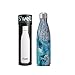 S'well Stainless Steel Water Bottle - 17 Fl Oz - Paua Shell - Triple-Layered Vacuum-Insulated Containers Keeps Drinks Cold for 36 Hours and Hot for 18 - BPA-Free - Perfect for the Go