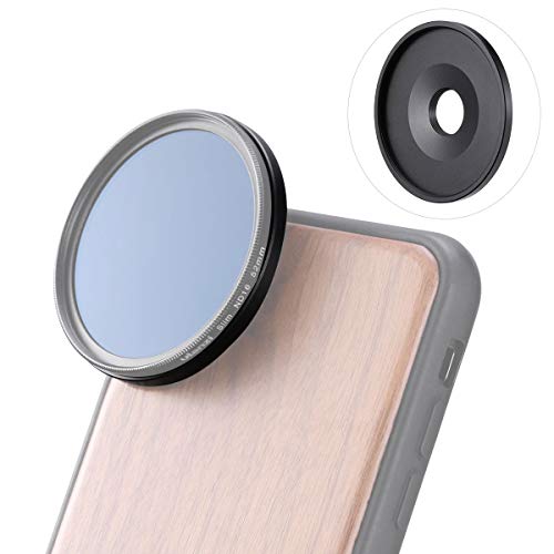 17mm Cell Phone Lens Adapter, Phone Add-On Lens Adapter Compatible with 52mm ND/CPL/UV Filter Phone Filter Mount for iPhone 11 Pro, Pixel, Samsung Galaxy and OnePlus - Thumbnail 7