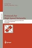Image de Protocols for High Speed Networks: 7th IFIP/IEEE International Workshop, PfHSN 2002, Berlin, Germany, April 22-24, 2002. Proceedings (Lecture Notes in
