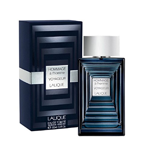 Lalique hommage a l homme voyageur colognes, 3.3 fluid ounce