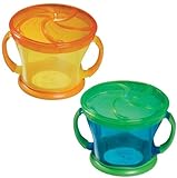 Munchkin Two Snack Catchers Orange/Blue