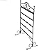 Huji Black Jewelry Organizer Rack Earring Holder Necklace Bracelet Stand Display Storage (1 Pack, Steel Earrings Holder)