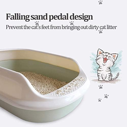 YUIOLIL Indoor Cat Bathroom,Semi-Closed Filter Huge Cat Litter Field Removable Pet Pan Coaching Provides