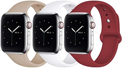Fuleda Compatible with Apple Watch Band 38mm 40mm 42mm 44mm, Replacement Accessory Bands for iWatch Series 4, Series 3, Series 2, Series 1, S/M M/L