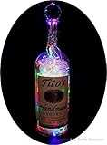 Upcycled Tito's Vodka Mood Therapy Liquor Bottle