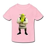 Kids Toddler Shrek Little Boy's Girl's T Shirts LightPink Size 3 Toddler