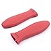 Crucible Cookware Silicone Hot Handle Holders (Red, 2-Pack Large)
