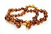 The Art of Cure Baltic Amber Teething Necklace for Baby - Anti-inflammatory - Honey