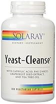 Solaray - Yeast Cleanse, 180 capsules