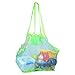 Togather? Extra Large Family Mesh Beach Bag Tote Backpack Toys Towels Sand Away - Blue