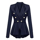 Besooly Women Business Work Suit Coats Long Sleeves