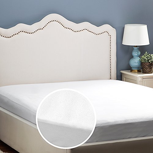 Bedsure Waterproof Mattress Protector Queen Hypoallergenic Soft Terry Dust Mite Resistant Breathable by