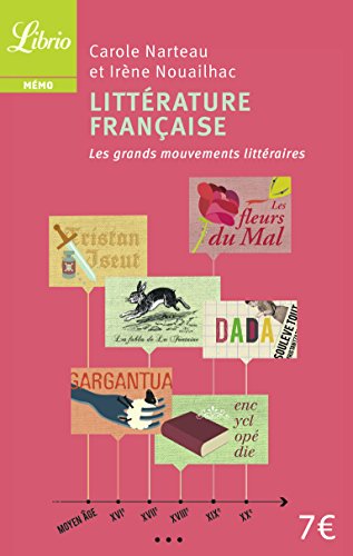 Litterature francaise: les grands mouvements litteraires by Carole Narteau (Mass Market Paperback)