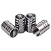 TK-KLZ 5Pcs Chrome Car Tire Valve Stem Caps for Lincoln Navigator TownCar Continental MKZ MKX MKC Decorative Accessories