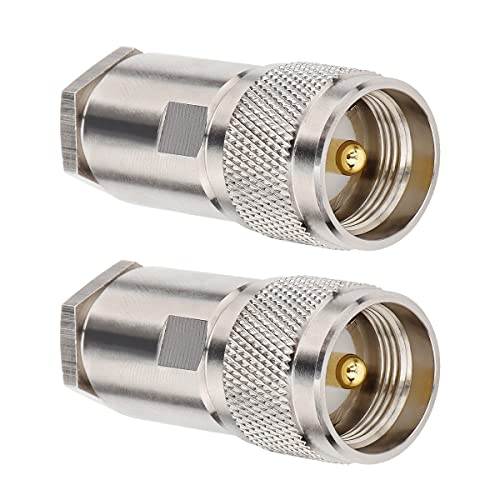 PL-259 Connectors Male UHF Type Attach Adapter End