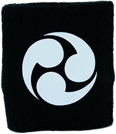 Hidari Mitsu Domoe Wristband Sweatband Anime Clothing Japanese Clan Symbol