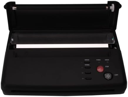 JinsChen High Precision Professional Transfer Machine Tattoo Transfer Stencil Machine Thermal Copier Printer Black