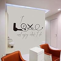 Izsd Wall Sticker Hairdresser Wall Decals I Like To Enjoy The Hair