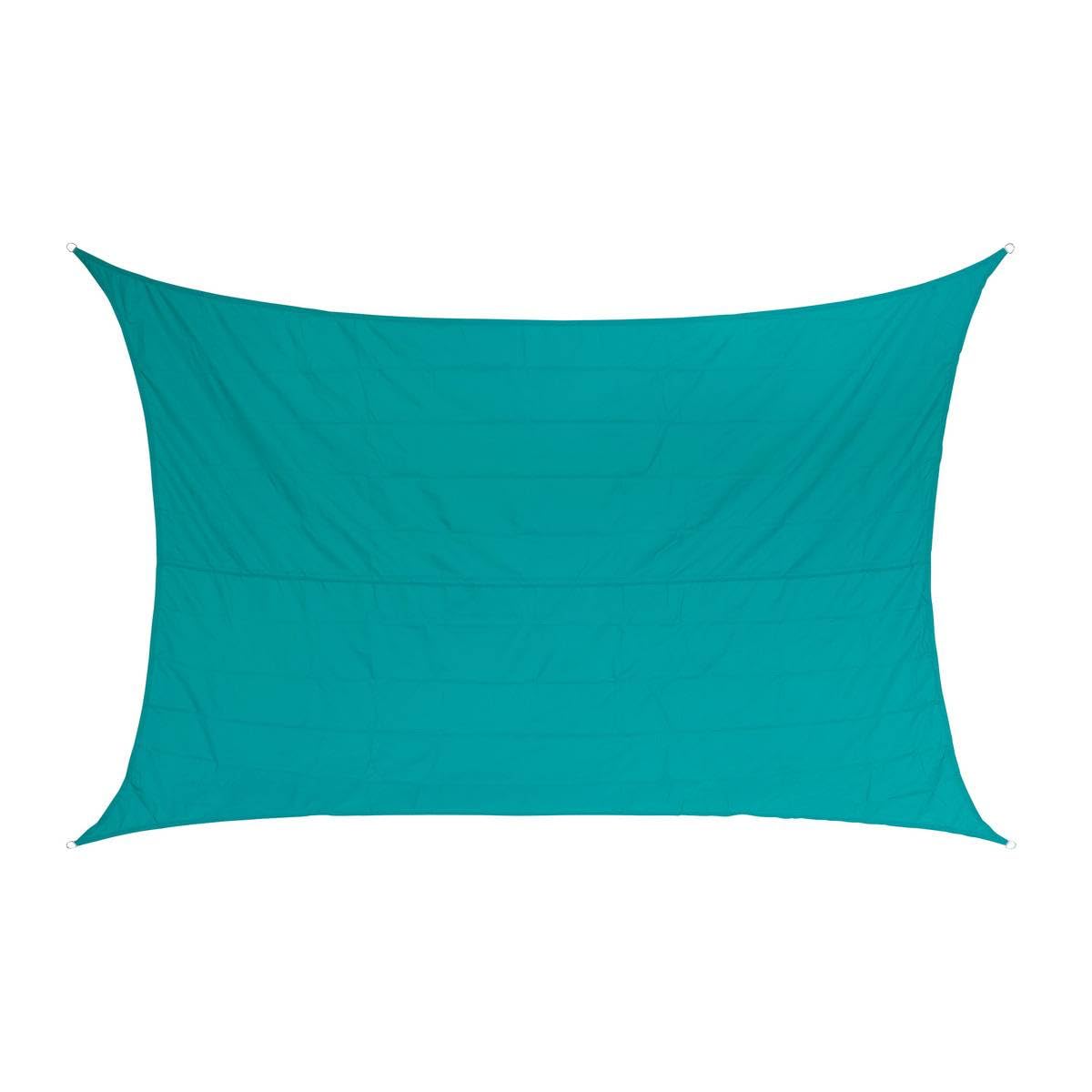 Curacao Rectangular Sun Shade Sail 3 x 4 m Emerald