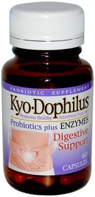 New - Kyolic Kyo-Dophilus with Enzymes Digestion - 60 Capsules by Probiotics