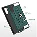 Atump Galaxy Note 10 Case with HD Screen Protector, 360°Rotation Ring Holder Kickstand [Work with Magnetic Car Mount] PC+ TPU Phone Case for Samsung Note 10 2019 Release, Midnight Green