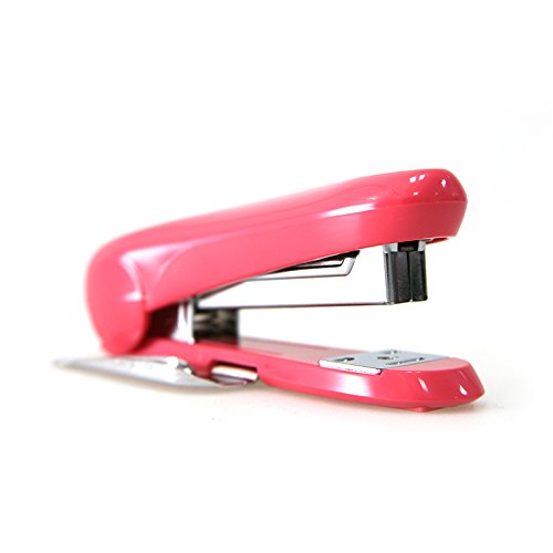 Max Stapler(Pink) with Remover, 30-Sheet stapling Capacity