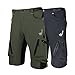 Lixada Baggy Shorts Cycling Bicycle Bike MTB Pants Shorts Breathable Loose Fit Casual Outdoor Cycling Running Clothes Polyamide Lycra with Zippered Pockets
