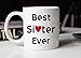 MAUAG Gifts Mug for Sister, Best Sister Ever Cofee Mug Unique Birthday Gifts Cup White, 11 Oz