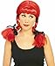 Rubie's suntry Girl Wig, Red, One Size