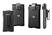 New BlackBerry Case Cover Leather Rotating Swivel Holster Belt Clip Pouch for BlackBerry Priv - Black