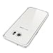 LUVVITT [Clearview Hybrid Scratch Resistant Back Cover with Shock Absorbing Bumper for Samsung Galaxy S7 - Crystal Clear