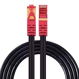 Ethernet Cable 25 ft, ShineKee 26AWG Heavy-Duty Cat7 Networking Cord Patch Cable RJ45 10 Gigabit 600Mhz LAN Wire Cable STP for Modem Router PC Mac Laptop PS2 PS3 PS4 Xbox