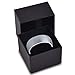 Charming Jewelers Tungsten Wedding Band Ring 7mm Men Women Comfort Fit Grey Dome Brushed Size 9.5