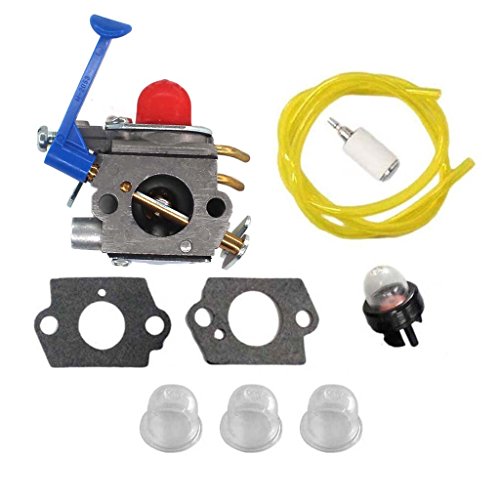 HURI Replace C1Q-W40A Carburetor Fuel Line for Husqvarna 545081848 128C 128CD 128L 128LD 128LDX 128R Trimmer Brushcutter