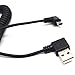 Coiled Mini USB Cable - Aggice Right-Angle 90 Degree USB 2.0A to Mini USB Male 150cm 5ft Spring Coiled Cable for Mobile Phone, Tablet etc (Right angle Mini USB) ¡­