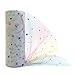 Craft Rainbow Sparkling Tulle Roll DIY Wedding Party Gift Bow Craft Sequin Fabric Spool Tutu Party Banquet Decor Gift Wrap 6